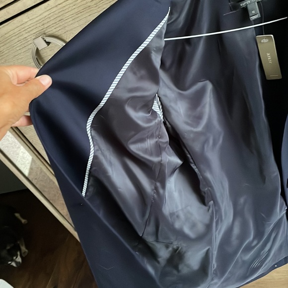 J.Crew super 120’s blazer, size 12, new - Picture 6 of 9
